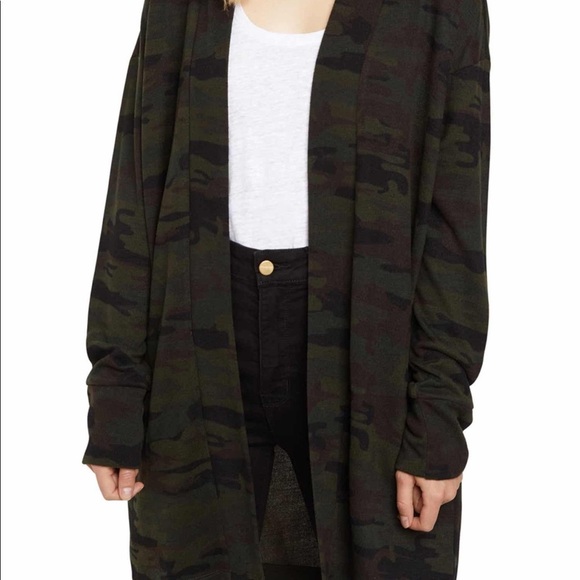 💕HP💕Sanctuary camo print open cardigan - Picture 3 of 9